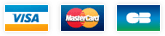 Paiement sécurisé : Visa, Mastercard, CB